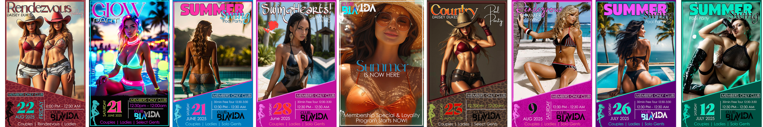 BIA Vida Party Flyers